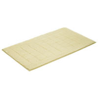 FÜRDŐSZOBASZŐNYEG  67/120 cm  krémszínű   - krémszínű, Basics, műanyag/textil (67/120cm) - Vossen