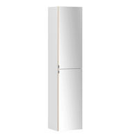 Dulap Cu Oglindă 40/180/35 cm  - stejar sălbatic/alb, Trend, metal/material pe bază de lemn (40/180/35cm) - Held