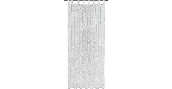 SCHLAUFENVORHANG transparent - Weiß, KONVENTIONELL, Textil (140/245cm) - Boxxx