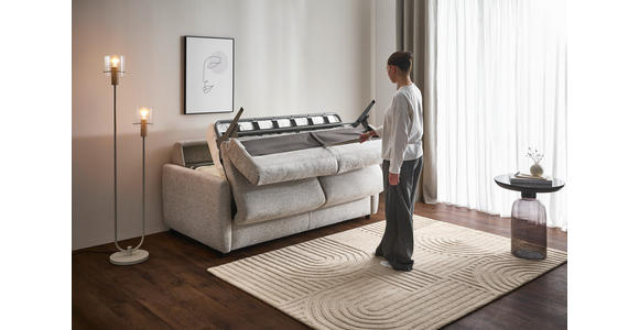 SCHLAFSOFA Chenille Anthrazit  - Anthrazit/Schwarz, Design, Textil (184/91/99cm) - Xora