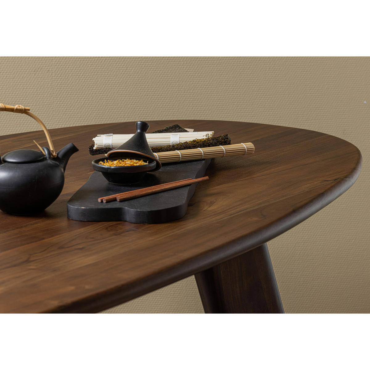 ESSTISCH in Holz 160/110/76 cm  - Walnussfarben, MODERN, Holz (160/110/76cm) - Livetastic