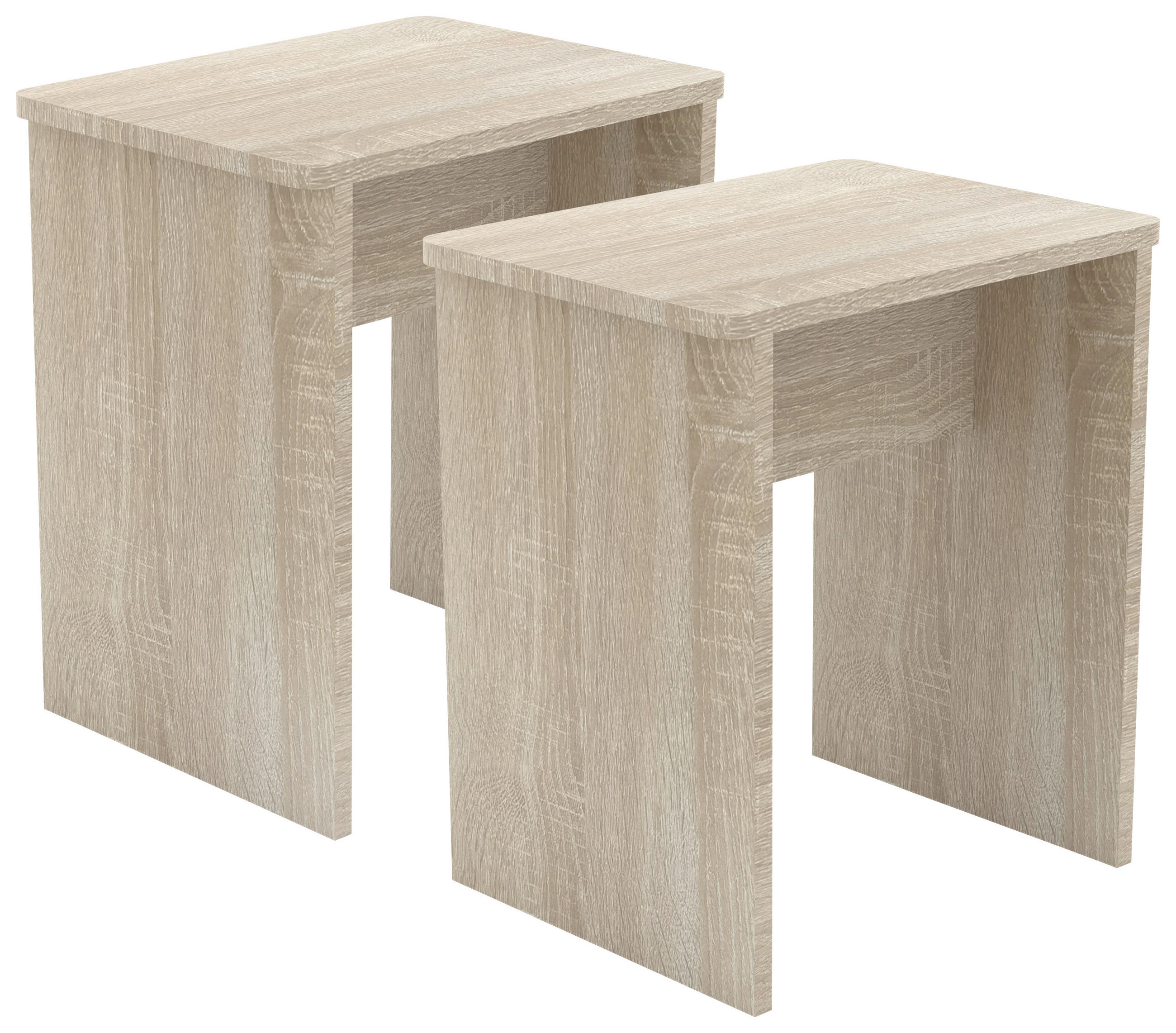 HOCKER Sonoma Eiche  - Sonoma Eiche, MODERN (40/45/30cm) - MID.YOU
