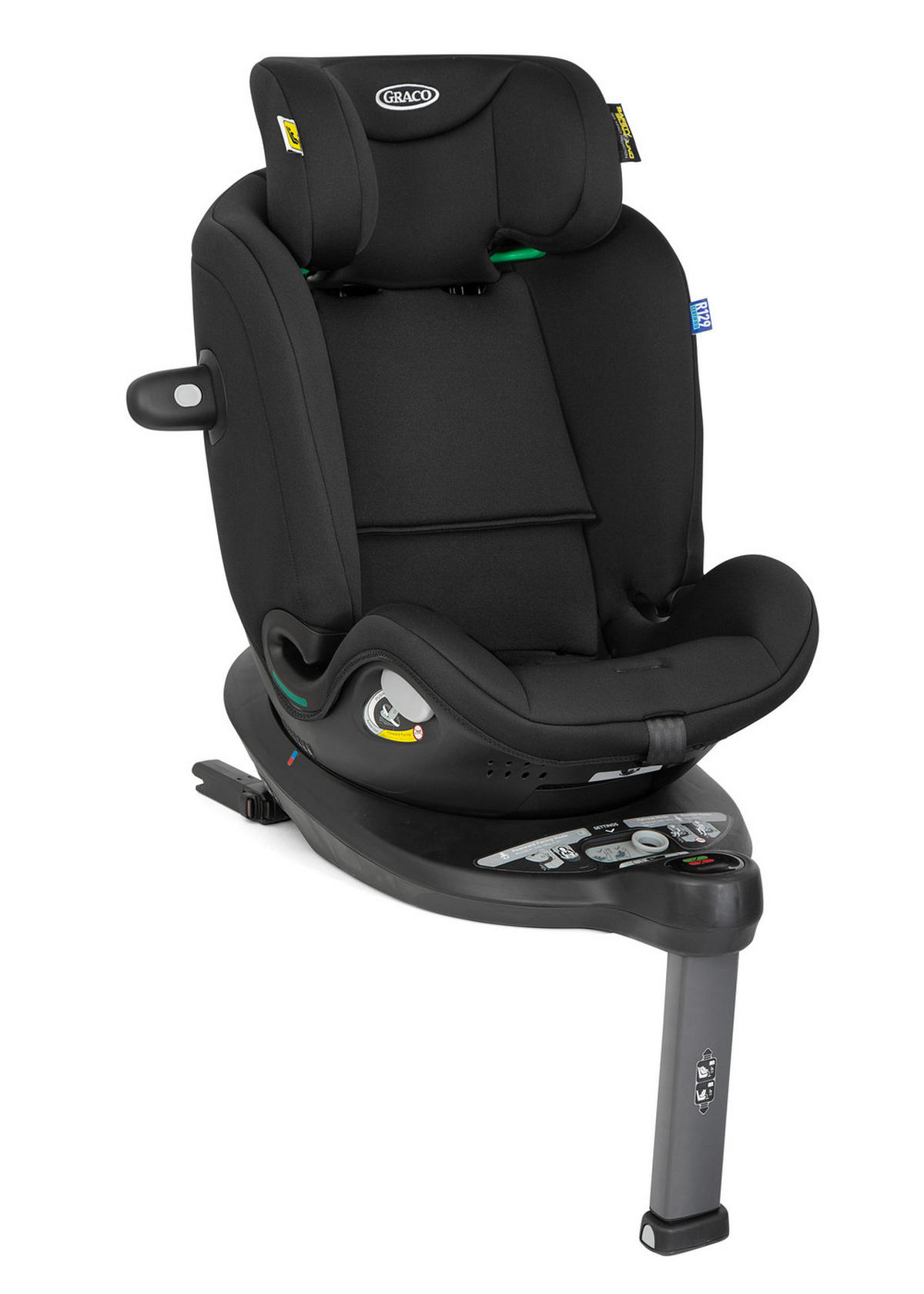 REBOARDER-KINDERSITZ Turn2Me  - Schwarz, Basics, Kunststoff (54/80/66cm) - Graco