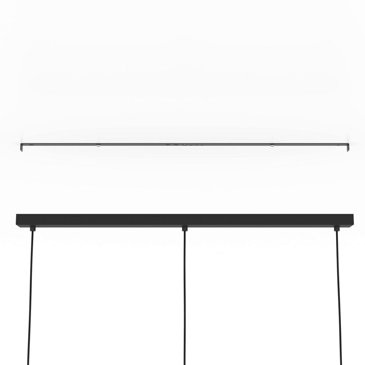 ZÁVĚSNÉ SVÍTIDLO, 93,5/23,5/110 cm  - černá/barvy zlata, Design, kov (93,5/23,5/110cm) - Eglo