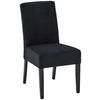 STUHL Webstoff Schwarz Buche massiv  - Wengefarben/Schwarz, MODERN, Holz/Textil (48/95/62cm)