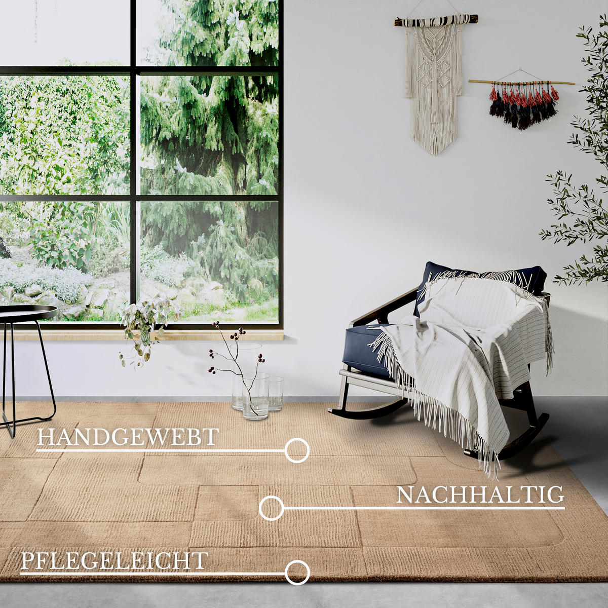 HANDWEBTEPPICH 190/280 cm Kollektion 1906 Beige  - Beige, Basics, Textil (190/280cm) - Villeroy & Boch