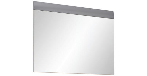 GARDEROBE 201/200/39 cm  - Eichefarben/Graphitfarben, Design, Glas/Holzwerkstoff (201/200/39cm) - Voleo
