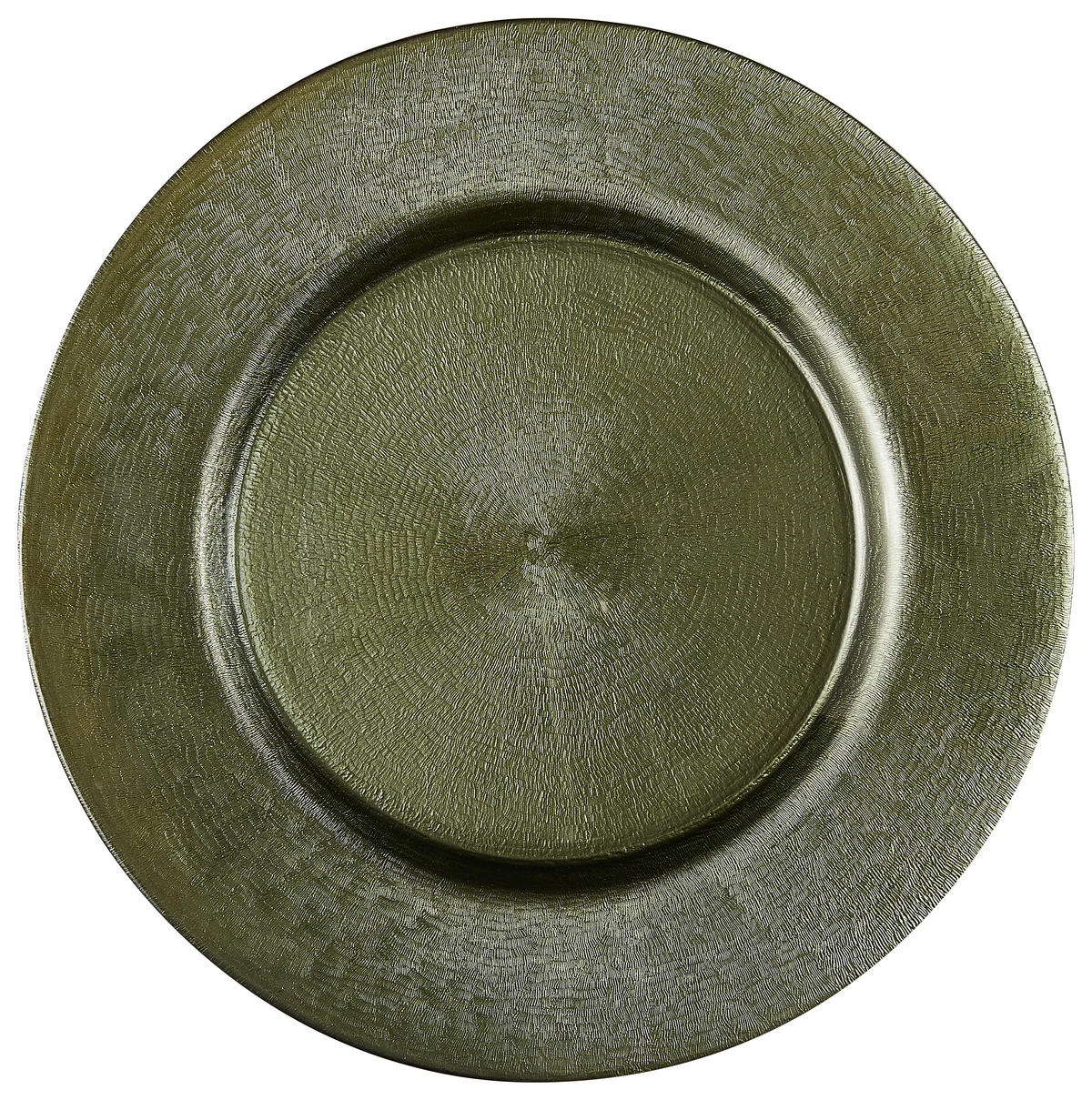 PLATZTELLER Glas  - Olivgrün, Glas (32,5qm) - Novel