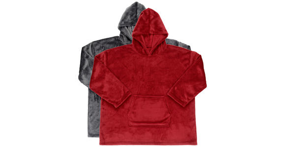 ÄRMELDECKE 75/75 cm  - Kirschrot, Trend, Textil (75/75cm) - Esposa