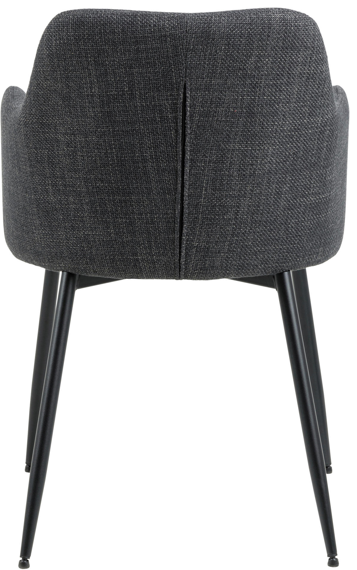 ŽIDLE S PODRUČKAMI, plochá tkanina, tmavě šedá - černá/tmavě šedá, Moderní, kov/textil (54,5/84,5/60cm) - MID.YOU