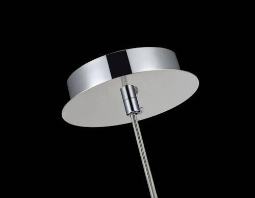PENDELLAMPA Pendant 20/20/17,5 cm - nickelfärgad/transparent, Trend, metall/glas (20/20/17,5cm) - MAYTONI