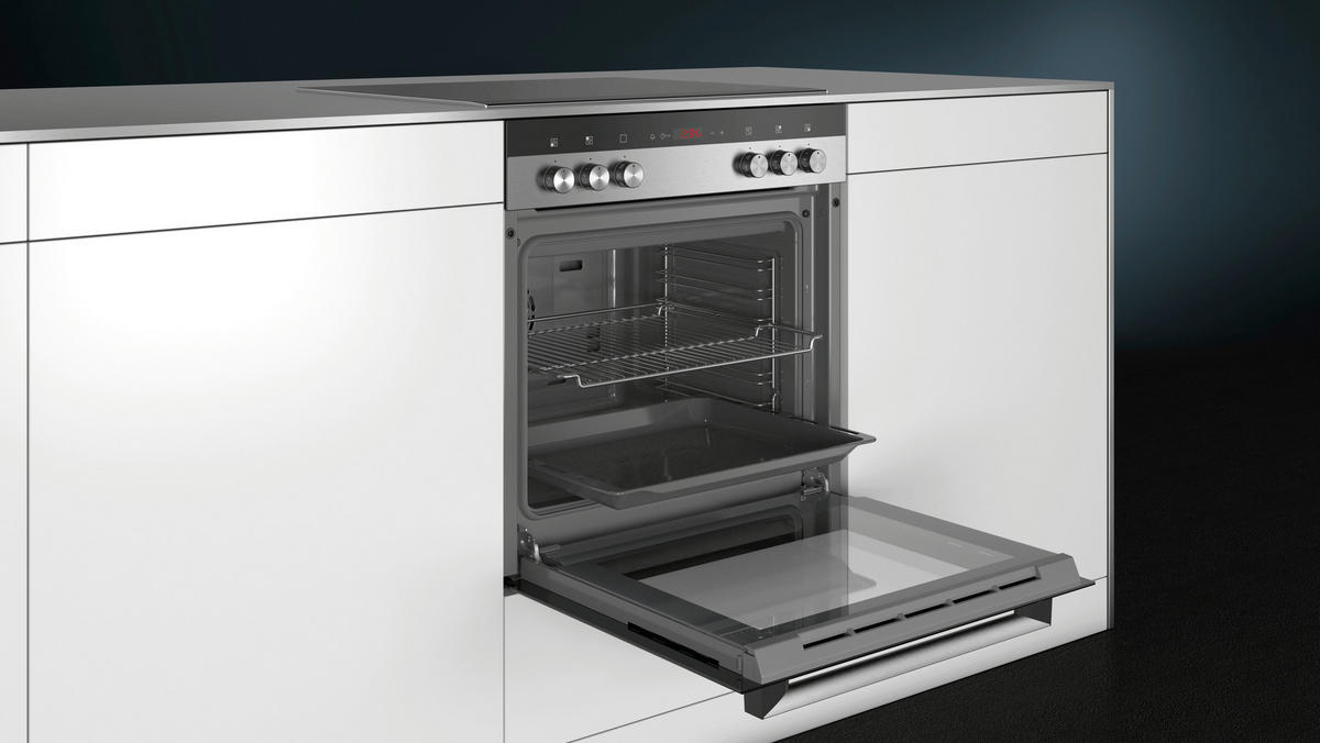 HERDSET EQ110KA0Z  - Schwarz, Basics, Glas/Metall (58,3/51,3cm) - Siemens