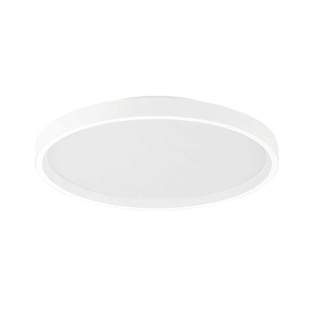 LED-DECKENLEUCHTE Masca 40/6,5 cm   - Weiß, Basics, Kunststoff/Metall (40/6,5cm)
