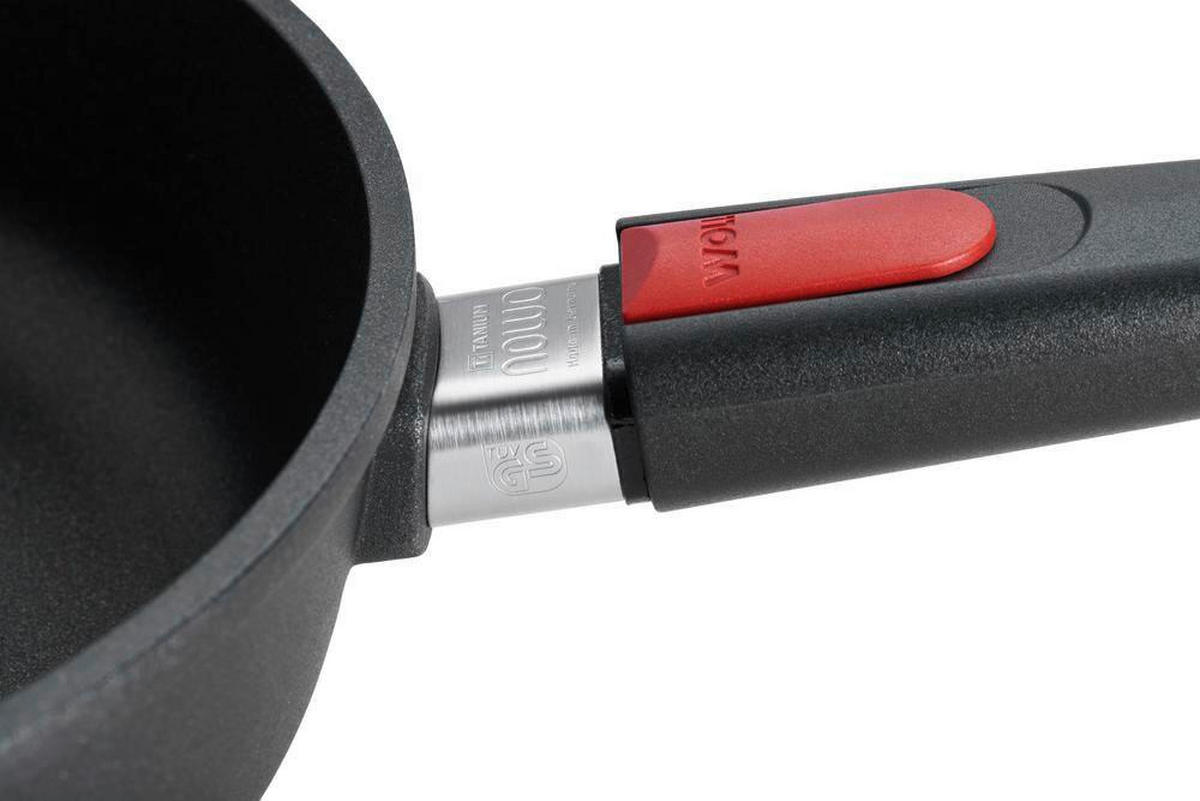 BRATPFANNE Nowo-Titanium PTFE-Antihaftbeschichtung 24 cm  - Anthrazit, Basics, Metall (24cm) - WOLL