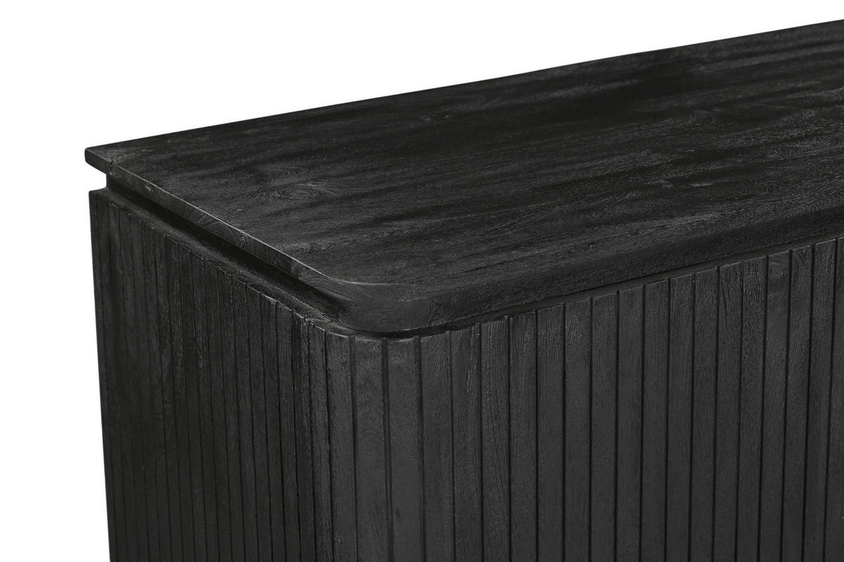 KÜCHENINSEL   in Schwarz  - Schwarz, Design, Holz (180/100/50cm) - Livetastic