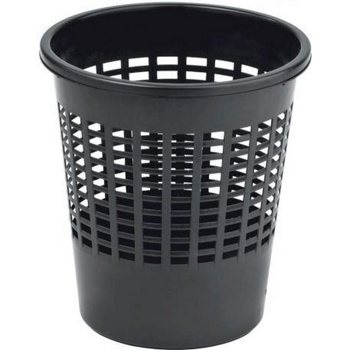 COȘ DE HÂRTII 11 l  - negru, Basics, plastic (27.5/27.5/29.5cm)