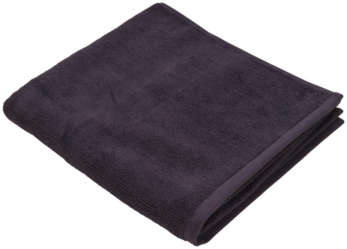 OSUŠKA DO SPRCHY, tmavě šedá - tmavě šedá, Basics, textil (70/140/0.5cm) - Bio:Vio
