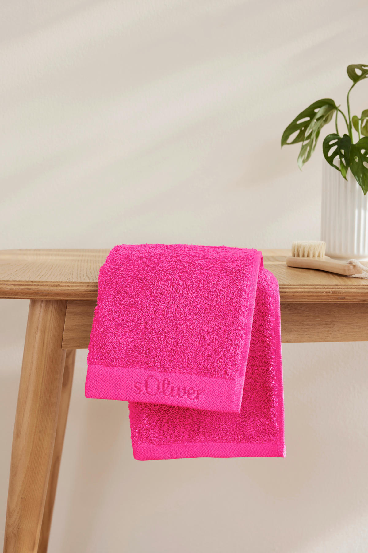 GÄSTETUCH 30/50 cm s.Oliver Pink 2-teilig  - Pink, Trend, Textil (30/50cm) - S. Oliver