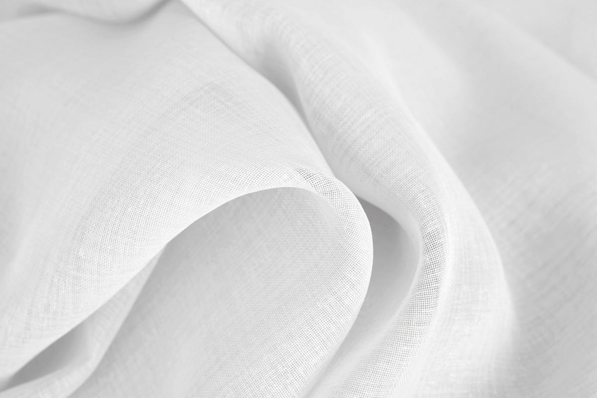 FERTIGVORHANG transparent  - Weiß, Basics, Textil (280/300cm)