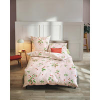 POSTELJNINA WALDERDBEEREN ESSENTIAL 140/200 cm saten temno rdeča  - temno rdeča, Konvencionalno, tekstil (140/200cm) - Kaeppel