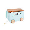 SPIELZEUGBOX  - Hellblau, Basics, Holzwerkstoff (50/36/36cm) - Pinolino