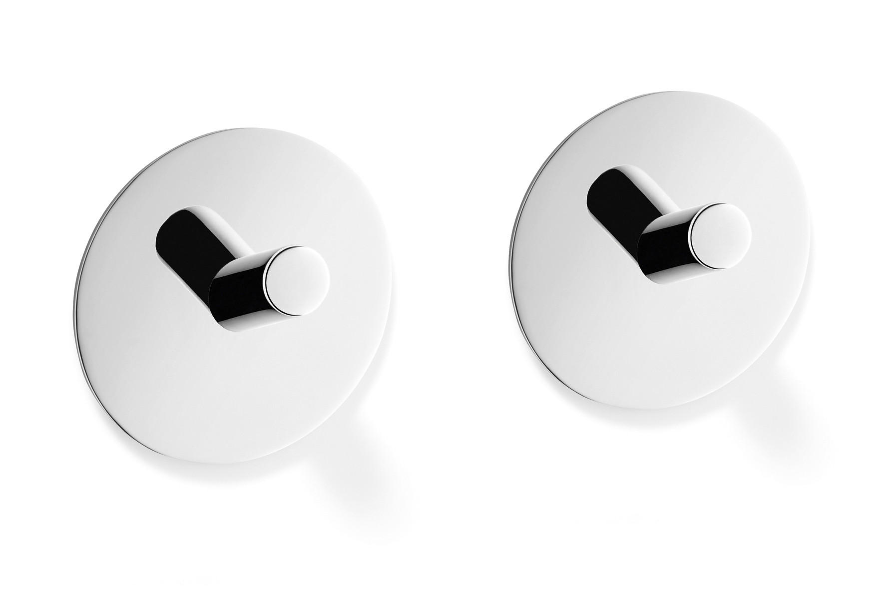 HANDTUCHHAKEN - Edelstahlfarben, Basics, Metall (4,5cm) - Zack