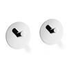HANDTUCHHAKEN - Edelstahlfarben, Basics, Metall (4,5cm) - Zack