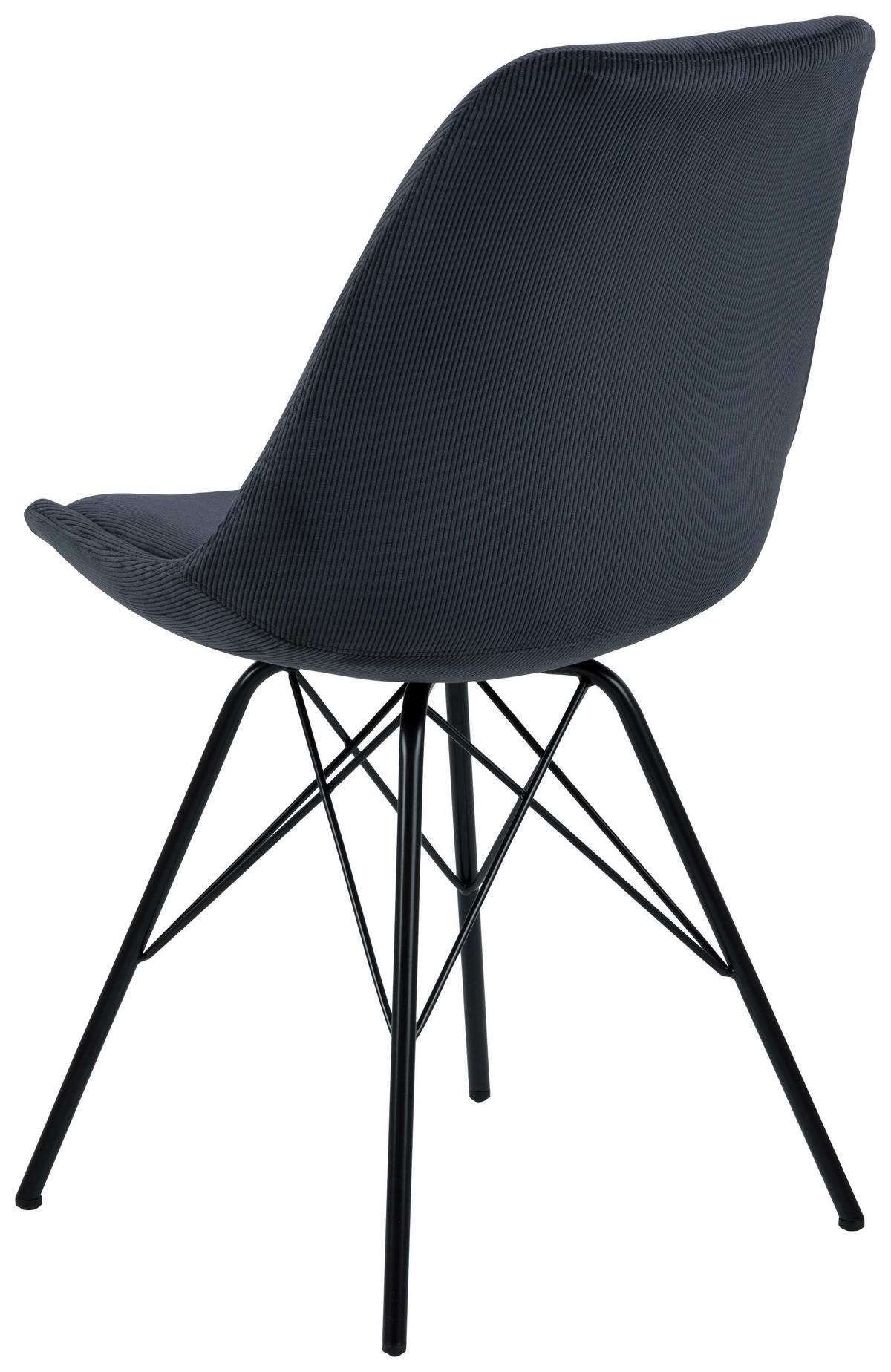 ŽIDLE, antracitová, černá - černá/antracitová, Konvenční, kov/textil (48,5/85,5/54cm)