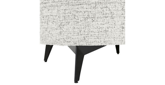 HOCKER Chenille Beige  - Beige/Schwarz, ROMANTIK / LANDHAUS, Textil/Metall (75/50/75cm) - Landscape
