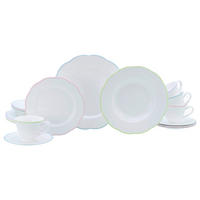 KOMBISERVICE Lila, Weiß, Hellblau, Hellrosa, Limette Florine Bunt 20-teilig 4 Personen  - Hellrosa/Lila, Basics, Keramik - Creatable