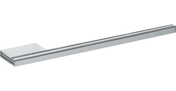 HANDTUCHHALTER 39/2/6 cm - Chromfarben, Design, Metall (39/2/6cm) - Dieter Knoll