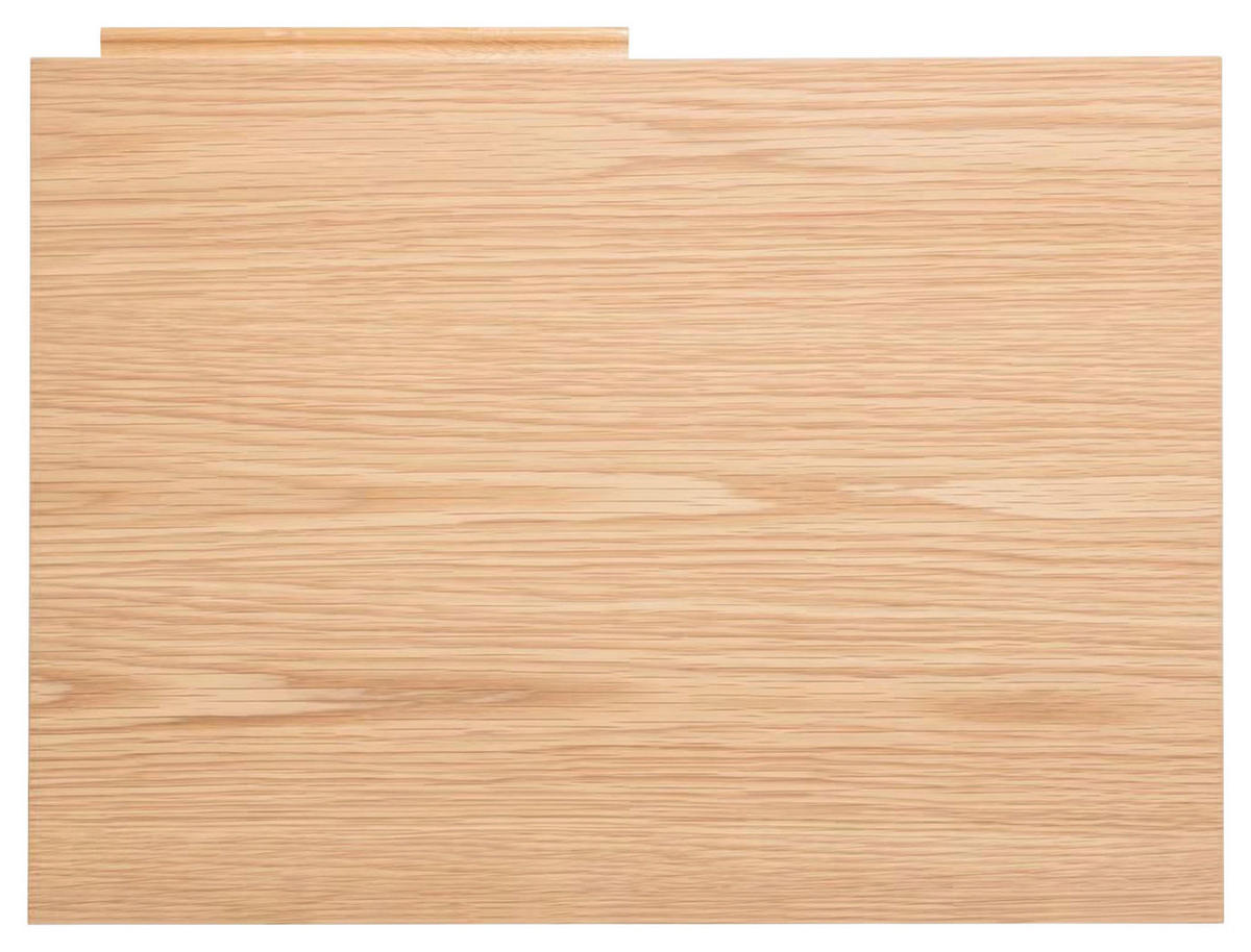 NACHTSCHRANK 55/50/40 cm Eiche furniert, massiv  - Eichefarben, Design, Holz/Holzwerkstoff (55/50/40cm) - home24