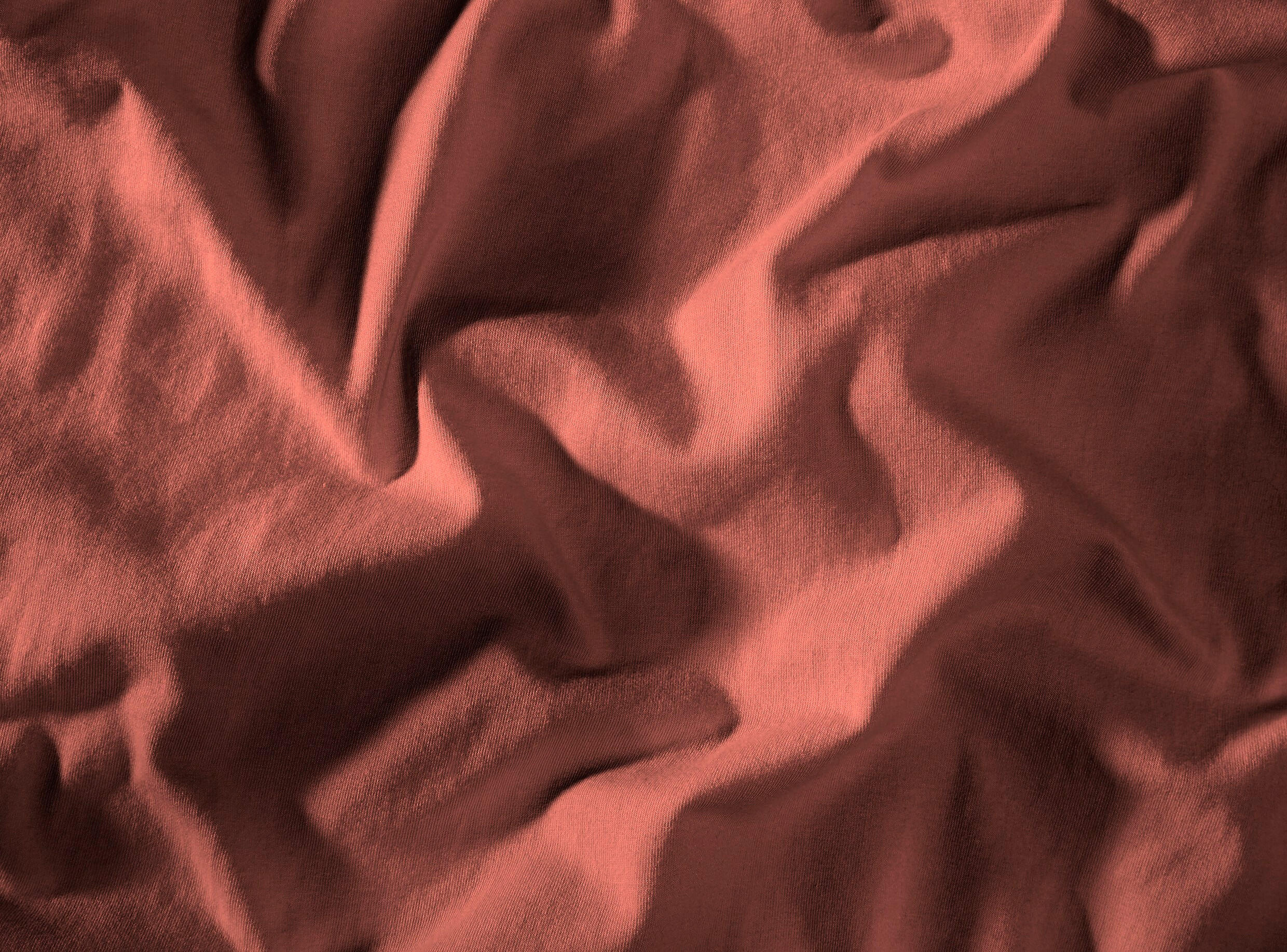 ELASTICKÉ PROSTĚRADLO, žerzej, měděné barvy, 100/200 cm - měděné barvy, Basics, textil (100/200cm) - Fleuresse