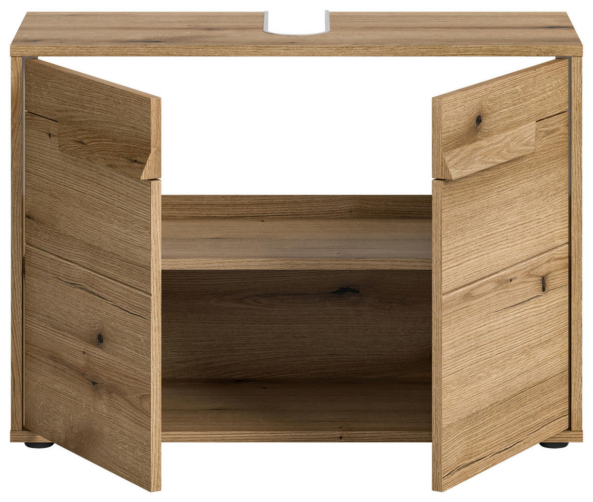 WASCHBECKENUNTERSCHRANK 84/60/34 cm  - Schwarz, MODERN, Holzwerkstoff (84/60/34cm) - MID.YOU