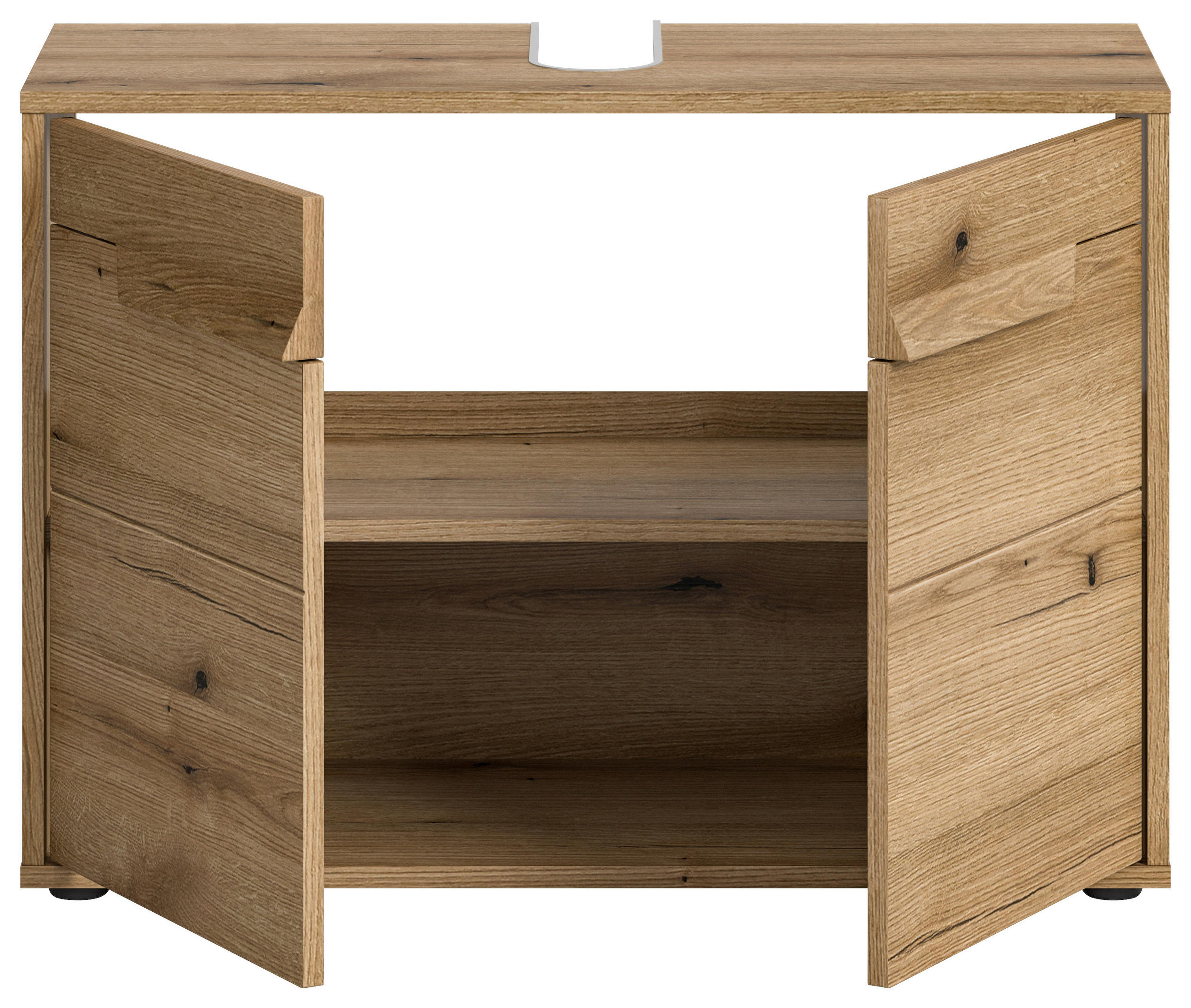 Thumbnail - Mid.you Waschbeckenunterschrank, Holzwerkstoff, 1 Fächer, 84x60x34 cm, Badezimmer, Badezimmerschränke, Waschbeckenunters...