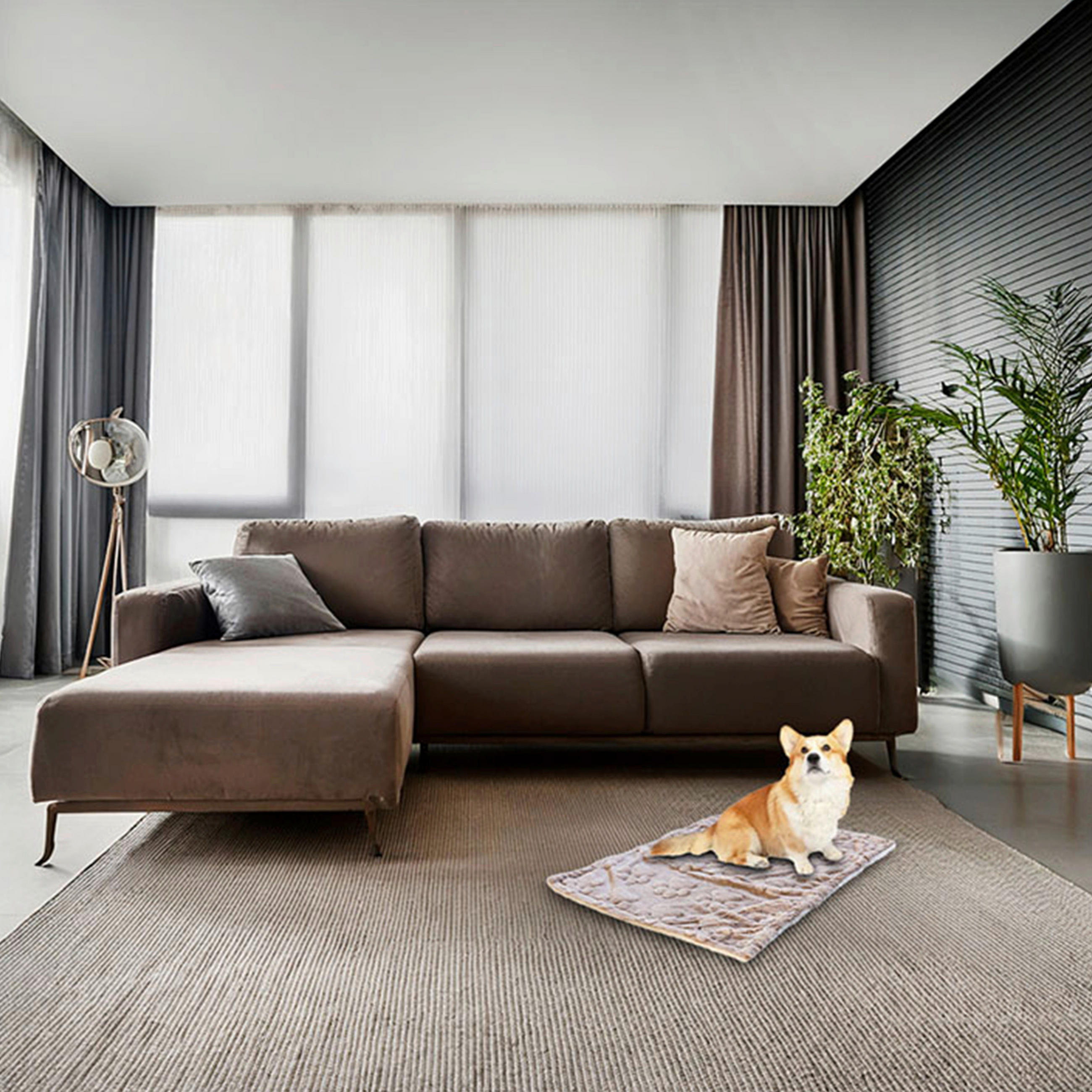 KISÁLLATPÁRNA 55/2/70 cm  - taupe, Basics, textil (55/2/70cm)