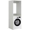 WASCHMASCHINENSCHRANK 66/195/60 cm  in Weiß  - Weiß, Basics, Holzwerkstoff/Kunststoff (66/195/60cm) - MID.YOU