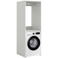 WASCHMASCHINENSCHRANK 66/195/60 cm  in Weiß  - Weiß, Basics, Holzwerkstoff/Kunststoff (66/195/60cm) - MID.YOU