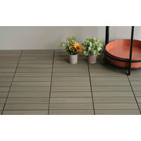 TERRASSENFLIESE 11 Stück  - Grau, Design, Holzwerkstoff (30/30/2,4cm) - Ambia Garden