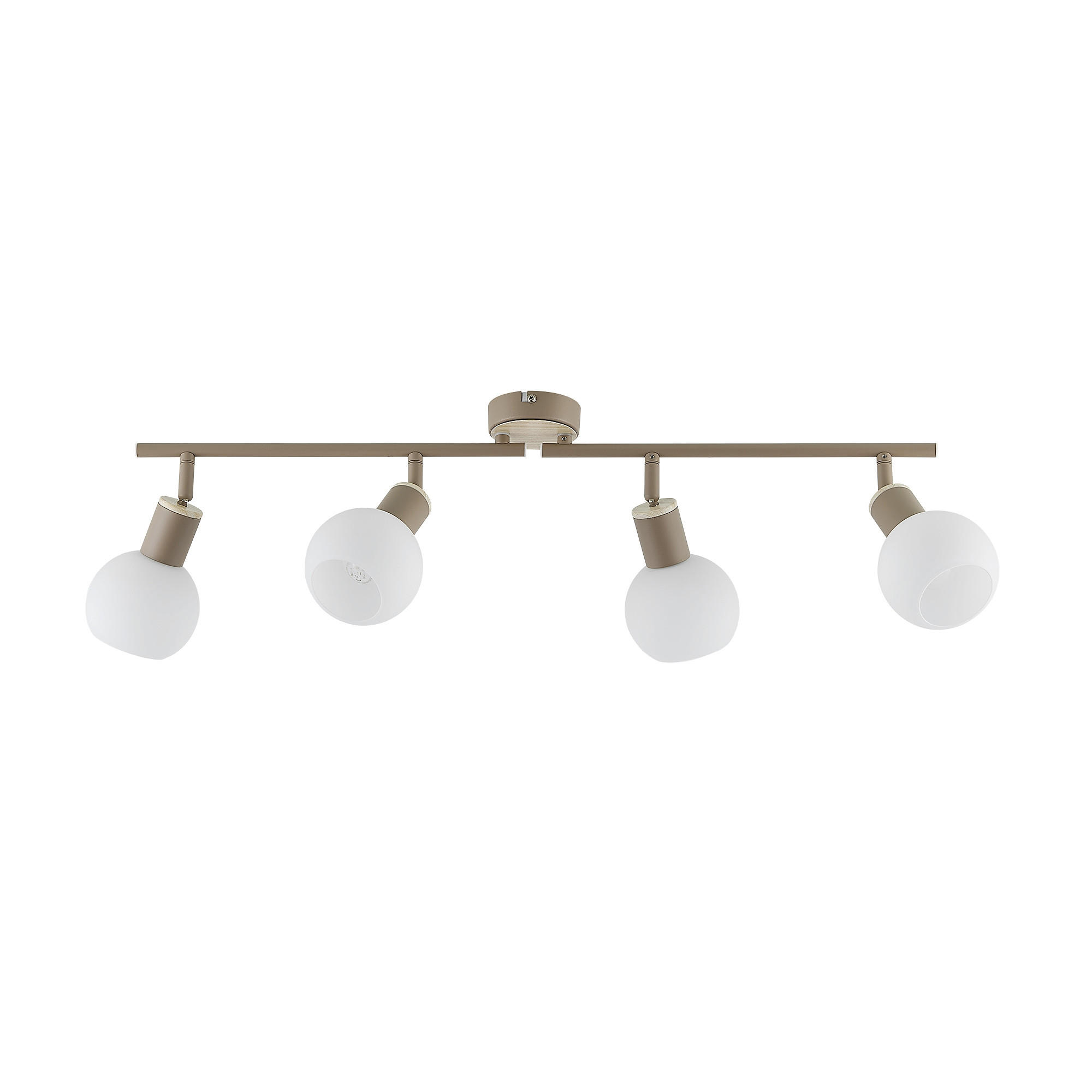 STRAHLER Merope 70/10/18 cm  - Sandfarben/Eschefarben, Basics, Glas/Metall (70/10/18cm) - Novel