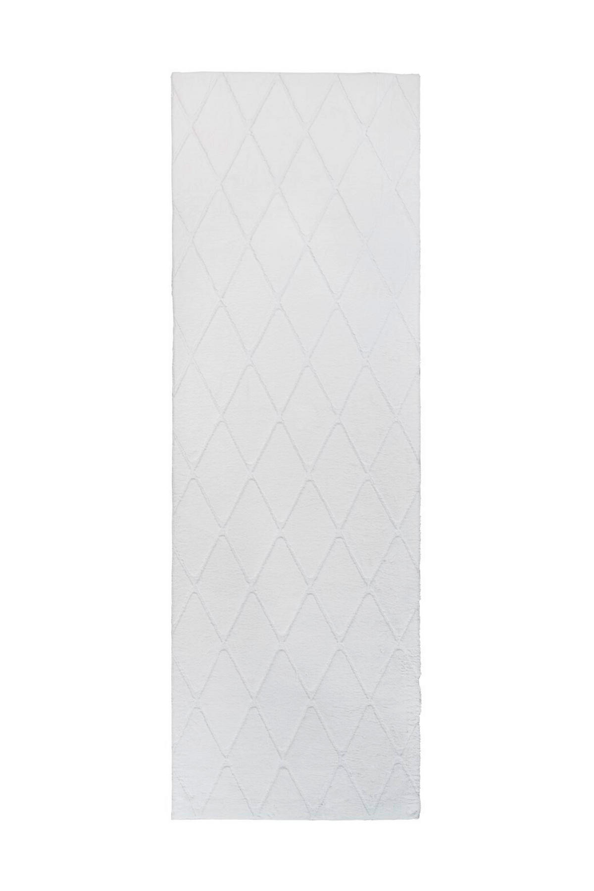 LÄUFER 80/250 cm Vivica 225 Weiß  - Weiß, KONVENTIONELL, Textil (80/250cm)