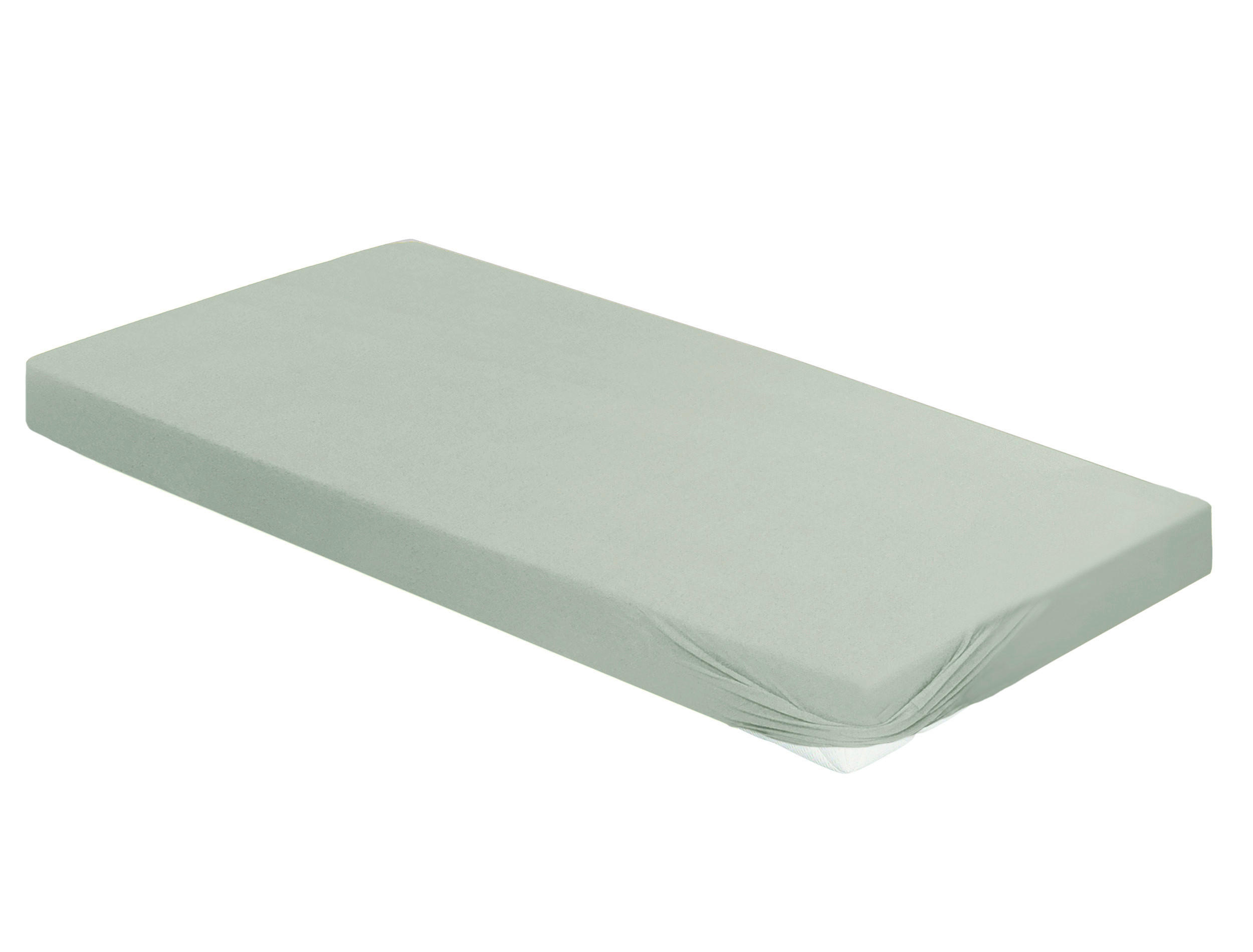 SPANNBETTTUCH 100/200 cm  - Grün, Basics, Textil (100/200cm) - Bierbaum