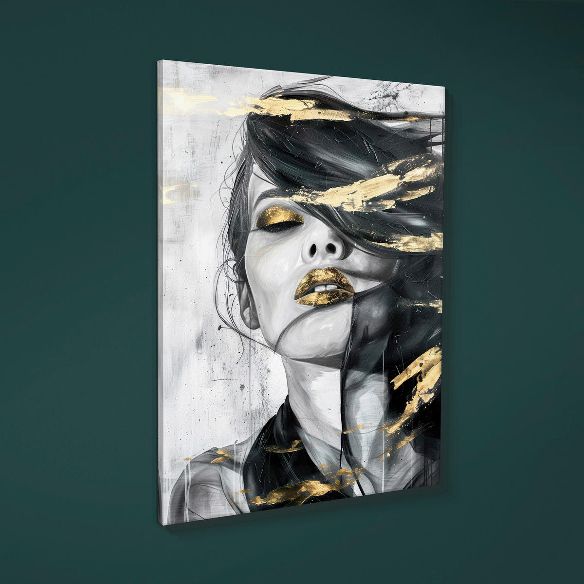 LEINWANDBILD Frauen 70/100 cm  - Multicolor, Basics, Holz/Textil (70/100cm)