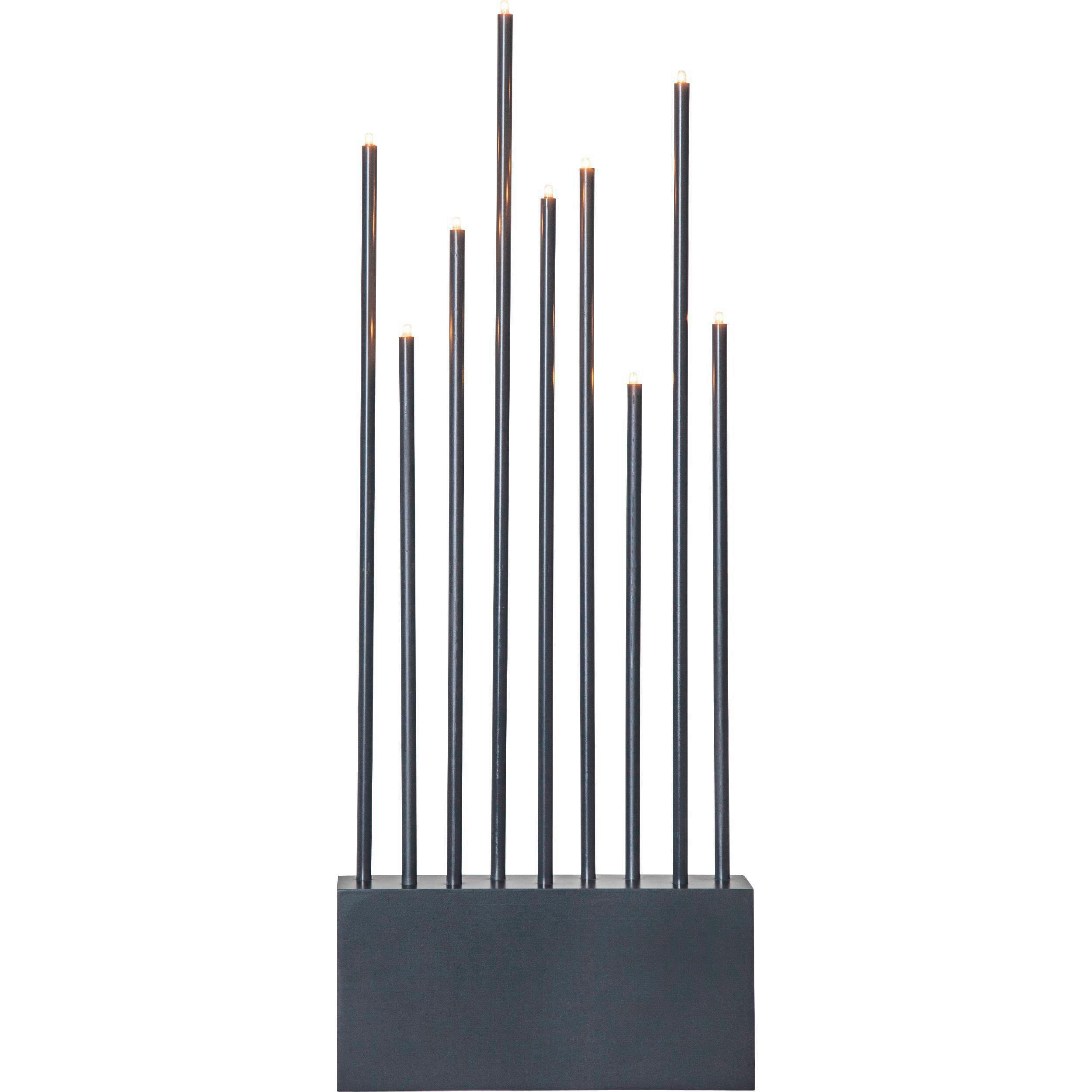 LED-KERZE  - Anthrazit, Basics, Holz/Metall (23/6/60cm) - Eglo