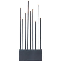 LED-KERZE  - Anthrazit, Basics, Holz/Metall (23/6/60cm) - Eglo