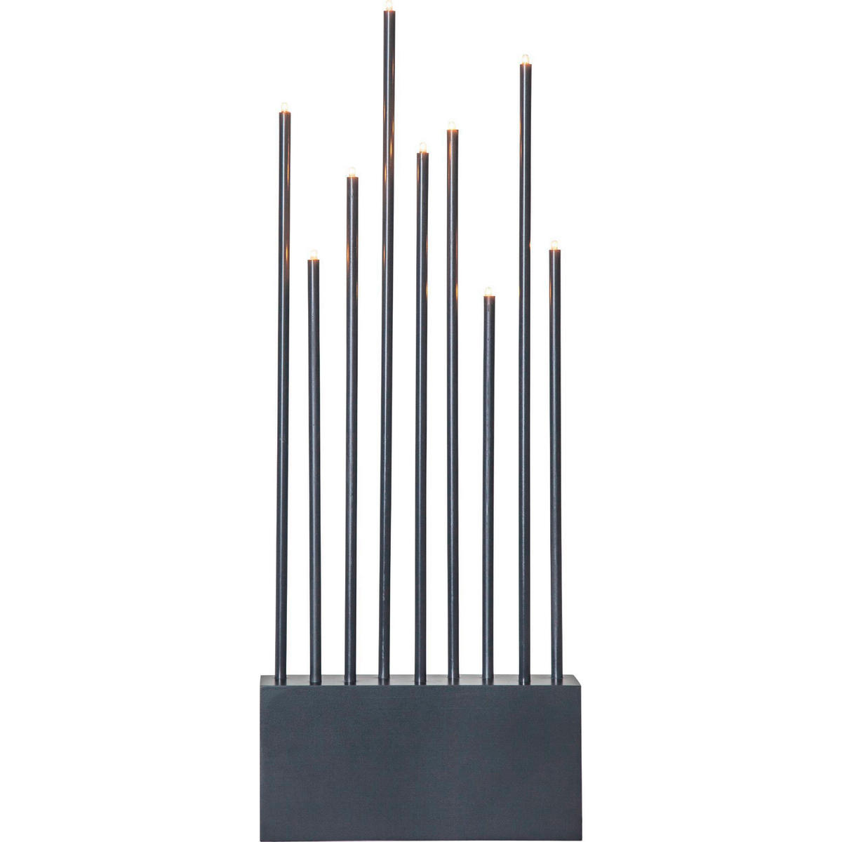 LED-KERZE  - Anthrazit, Basics, Holz/Metall (23/6/60cm) - Eglo