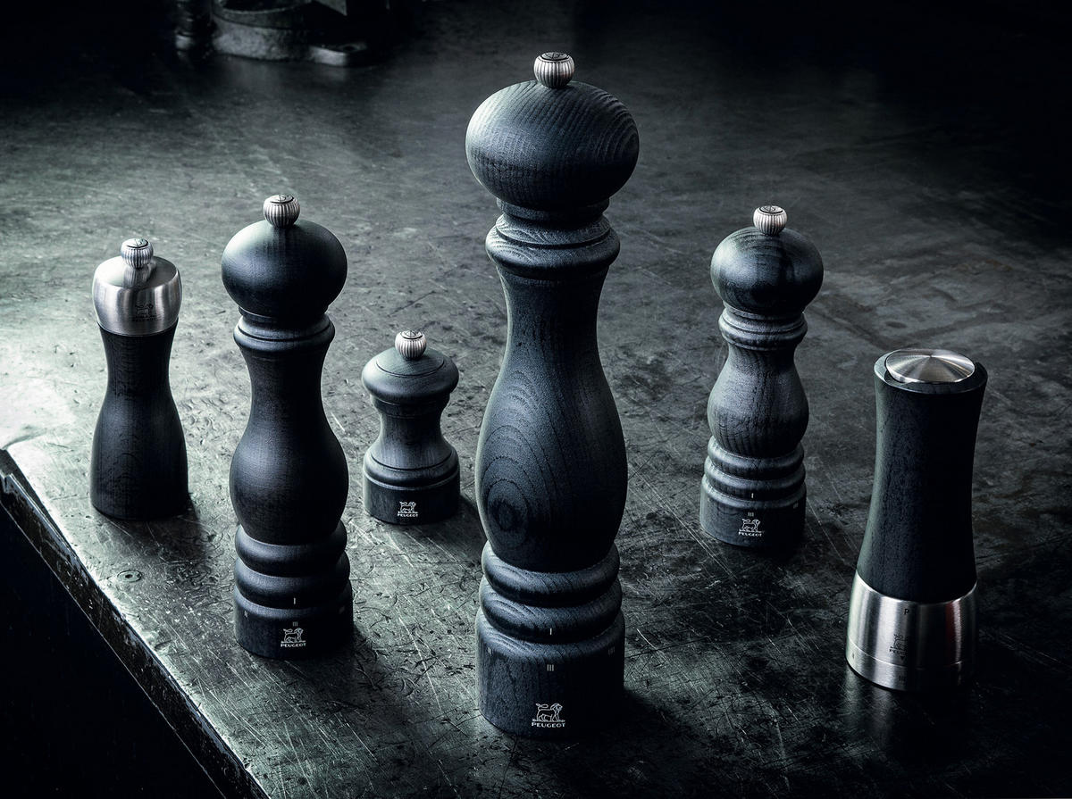 MLIN ZA SO - siva, Osnovno, drvo/metal (18/18/5cm) - Peugeot