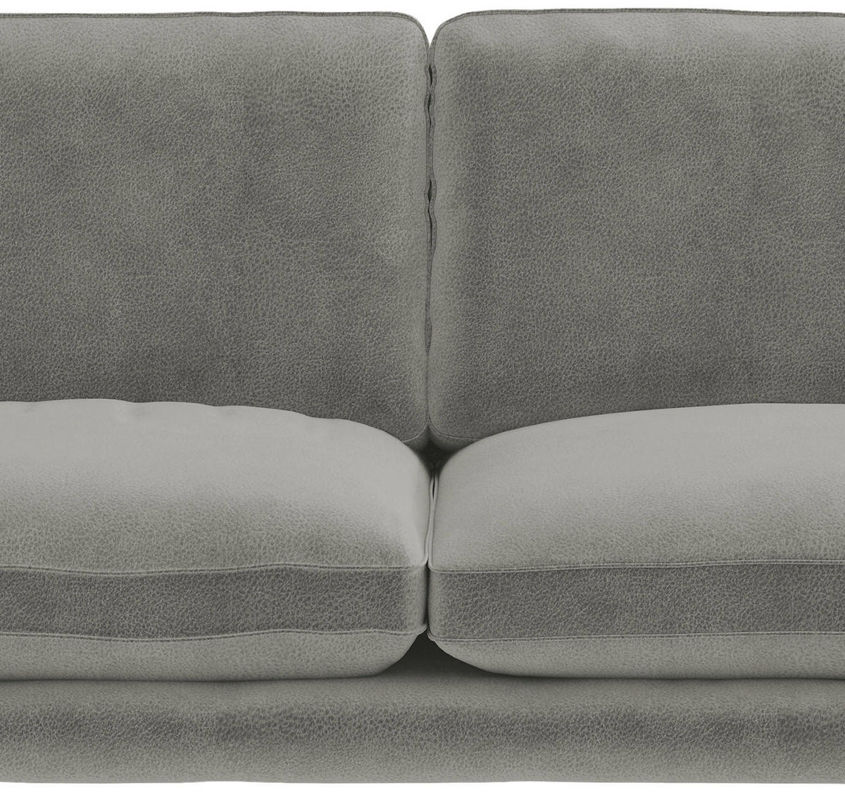 ECKSOFA in Flachgewebe Grau  - Champagner/Schwarz, Design, Textil/Metall (250/202cm) - Livetastic