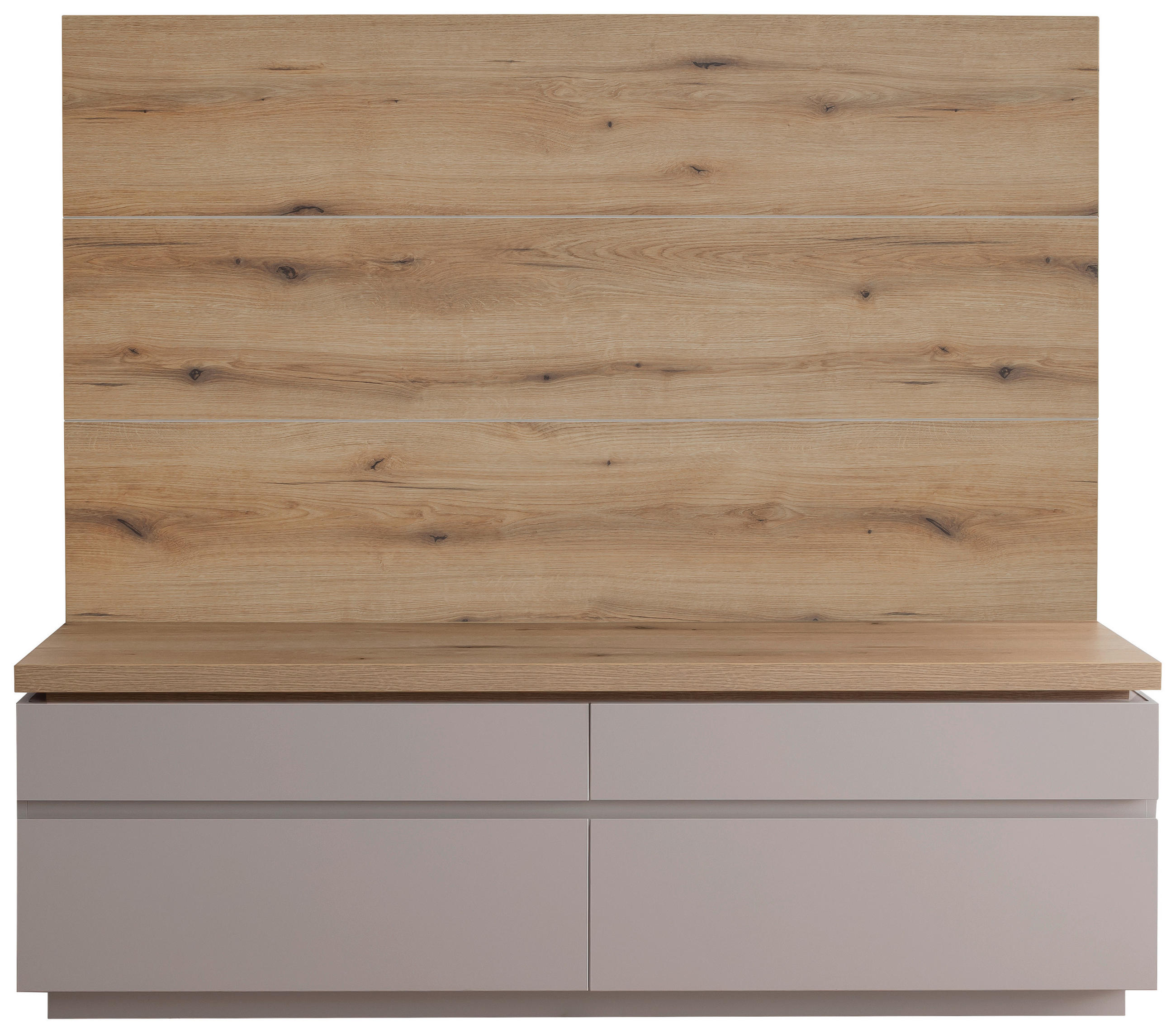 WOHNWAND  in Kaschmir  180/164/40 cm  - Kaschmir, Design, Holzwerkstoff (180/164/40cm) - Livetastic