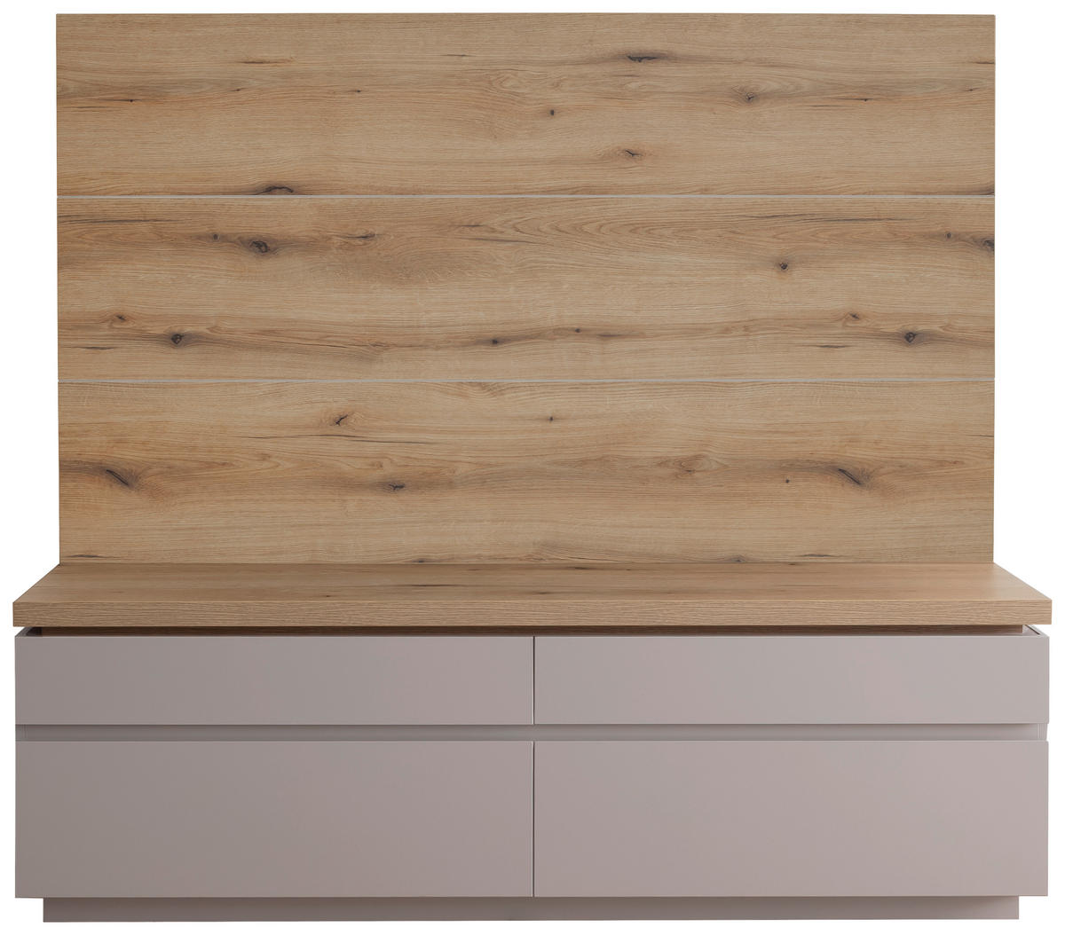 WOHNWAND  in Kaschmir  180/164/40 cm  - Kaschmir, Design, Holzwerkstoff (180/164/40cm) - Livetastic